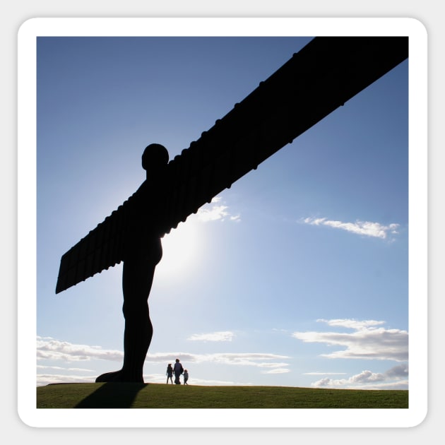 Angel of the North Sticker by JohnDalkin